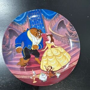 Disney Collector Plate Beauty and the Beast A Blossoming Romance